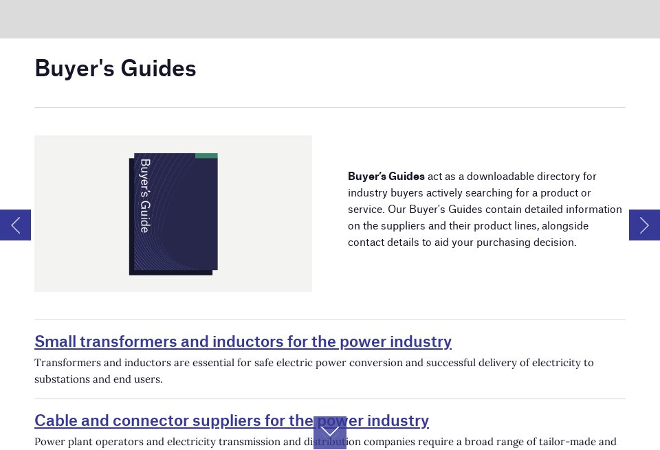 Buyer's Guides Future Power Technology Magazine Issue 152 April 2023