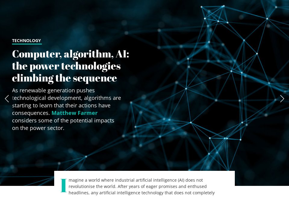 Computer, algorithm, AI: the power technologies climbing the sequence ...
