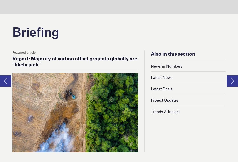 Briefing Future Power Technology Magazine Issue 158 October 2023