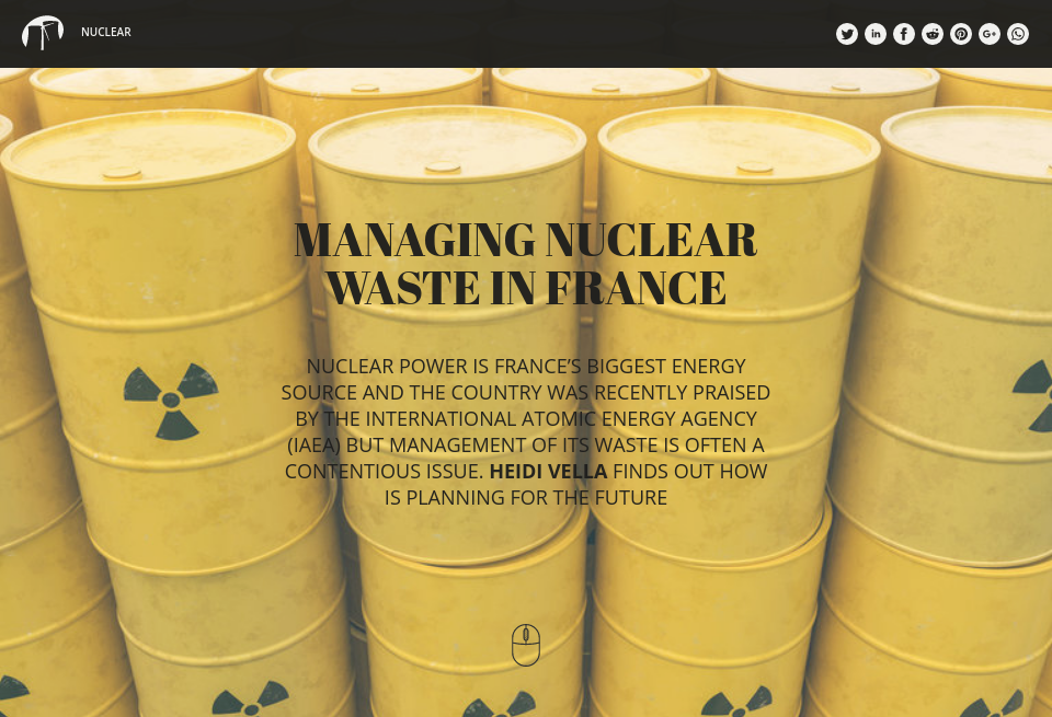 Managing nuclear waste in France Future Power Technology Yearbook 2018