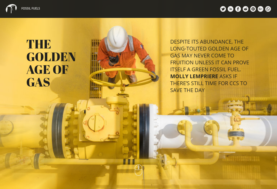 The golden age of gas - Future Power Technology | Yearbook 2018