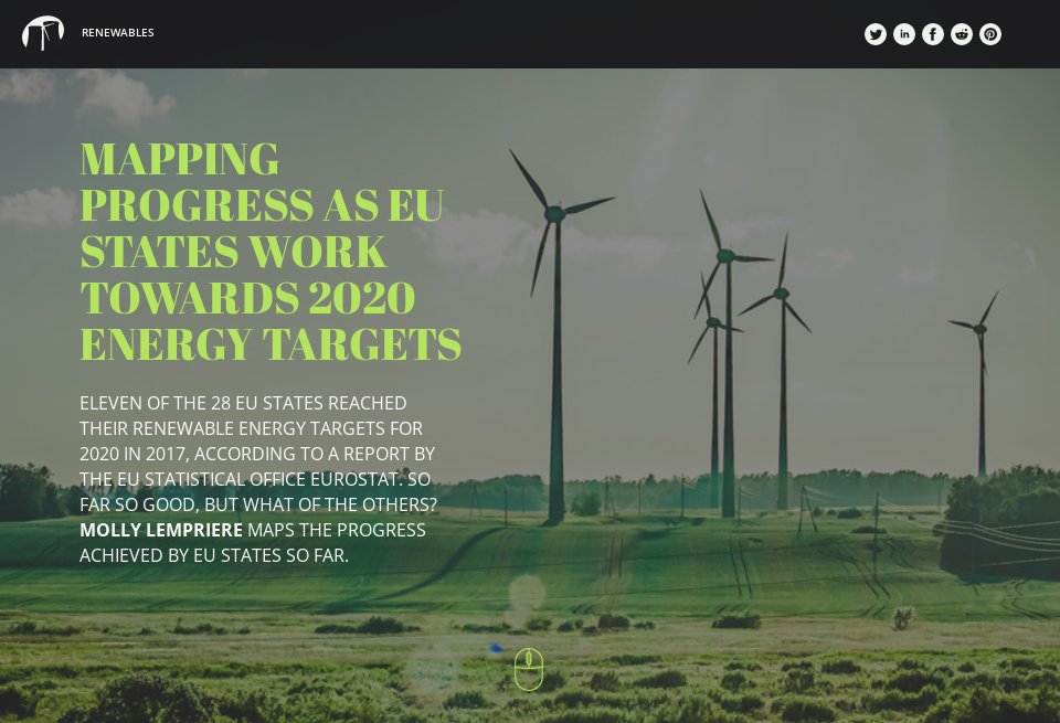 Mapping progress as EU states work towards 2020 energy targets - Future ...