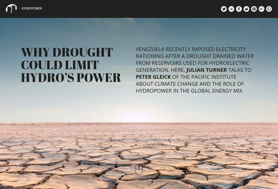 Why Drought Could Limit Hydro’s Power Future Power Technology