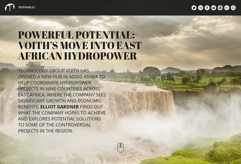 Powerful Potential Voiths Move Into East African Hydropower Future Power Technology Magazine 6954