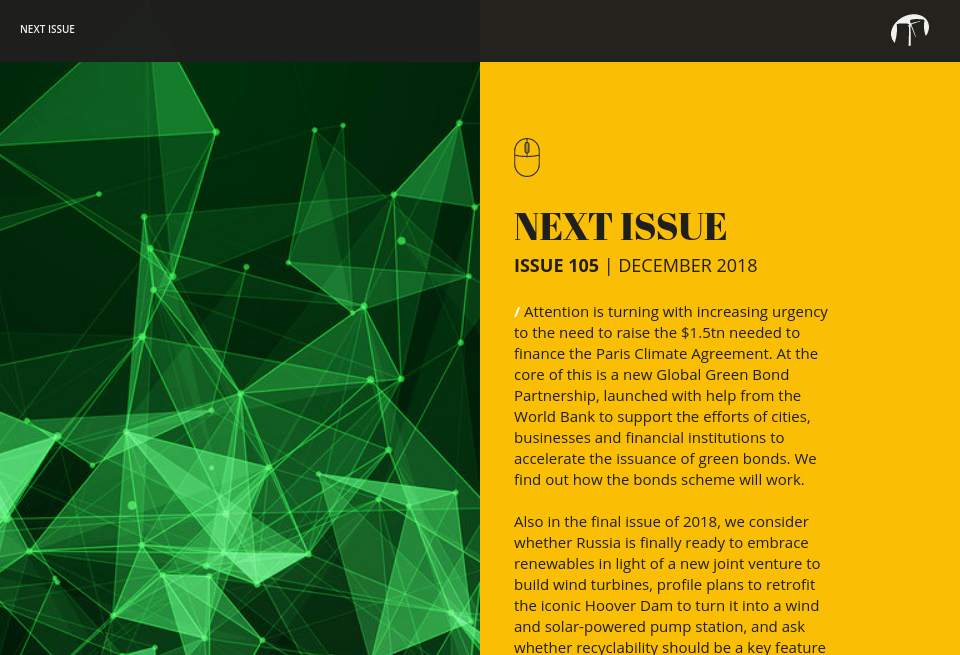 Next Standard Issue Next Issue - Future Power Technology | Special Issue | November 2018