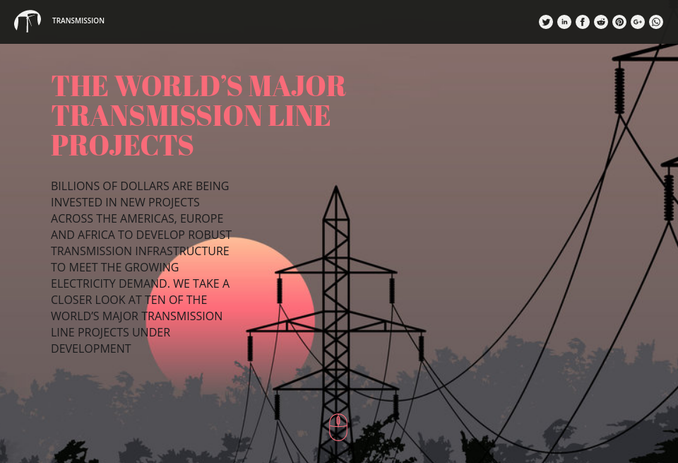 The world’s major transmission line projects Future Power Technology